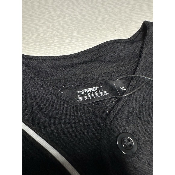 Aaron‎ Rodgers Baseball Jersey Mens XL Black New York Jets Pro Standard NFL NWT - Picture 6 of 7